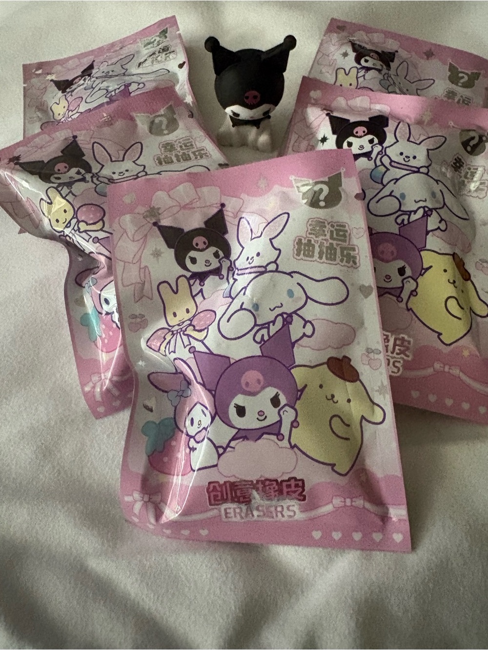 Hello Kitty mystery erasers